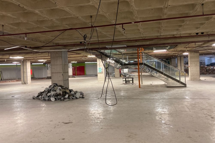 Planta baixa de l'antic Punt de Trobada.